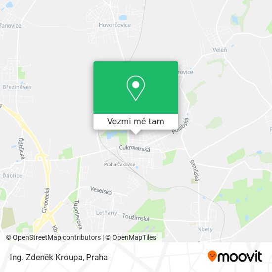 Ing. Zdeněk Kroupa mapa