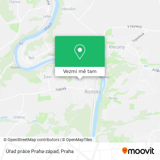 Úřad práce Praha-západ mapa