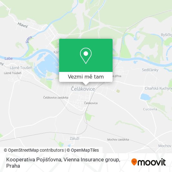 Kooperativa Pojišťovna, Vienna Insurance group mapa