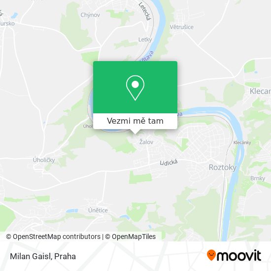 Milan Gaisl mapa
