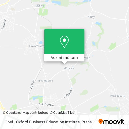 Obei - Oxford Business Education Institute mapa