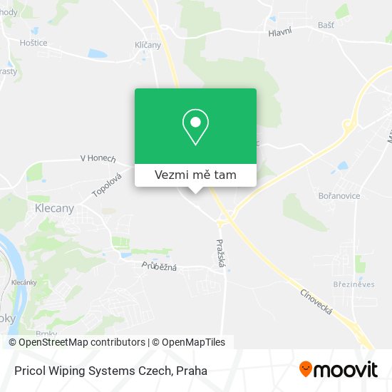 Pricol Wiping Systems Czech mapa