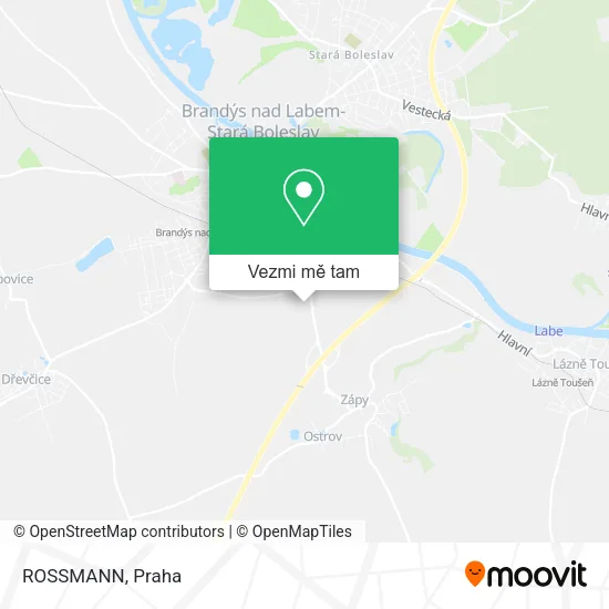 ROSSMANN mapa