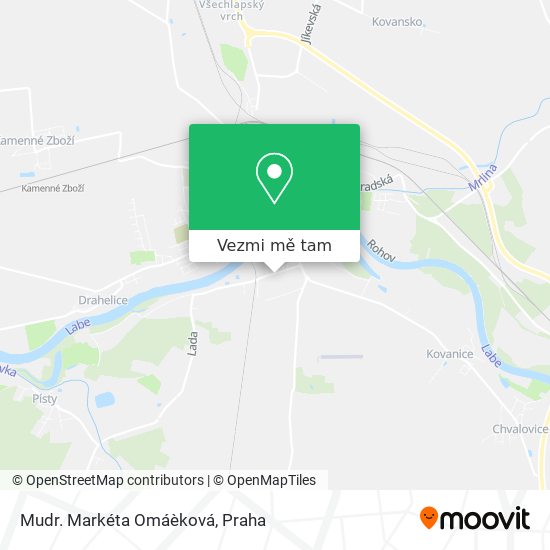 Mudr. Markéta Omáèková mapa