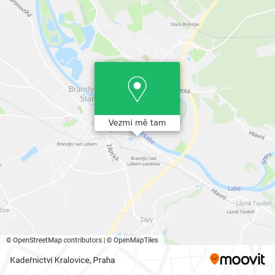 Kadeřnictví Kralovice mapa