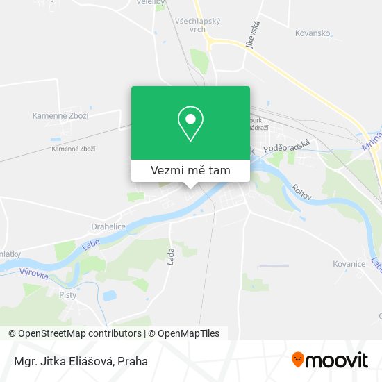 Mgr. Jitka Eliášová mapa
