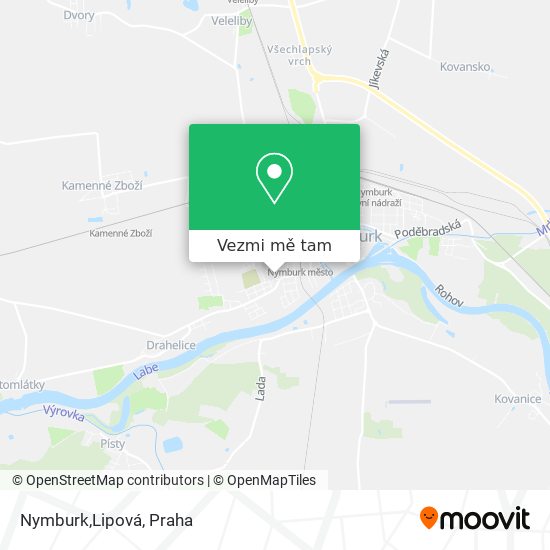 Nymburk,Lipová mapa