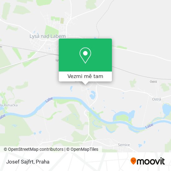 Josef Sajfrt mapa
