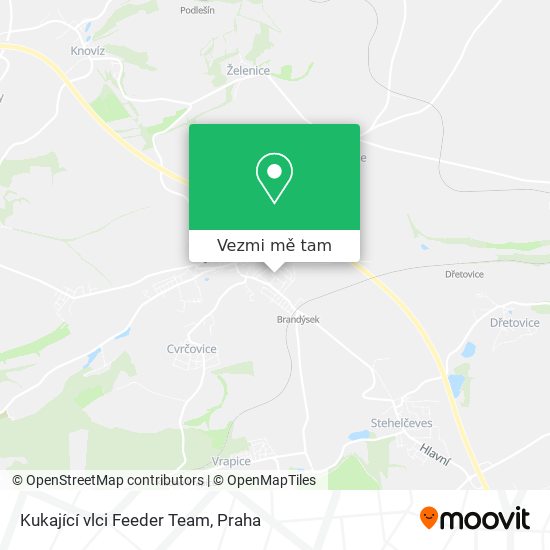 Kukající vlci Feeder Team mapa
