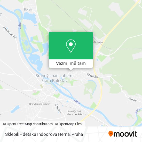 Sklepík - dětská Indoorová Herna mapa