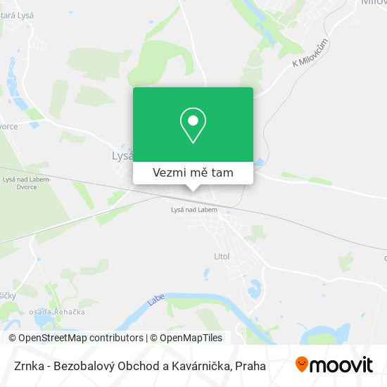 Zrnka - Bezobalový Obchod a Kavárnička mapa