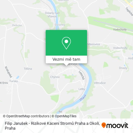 Filip Jarušek - Rizikové Kácení Stromů Praha a Okolí mapa