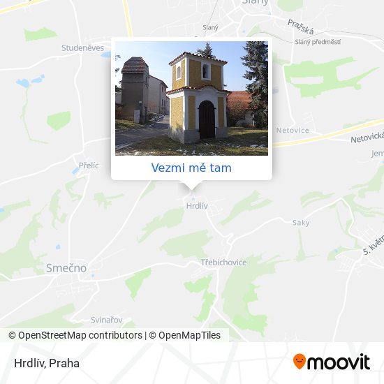 Hrdlív mapa