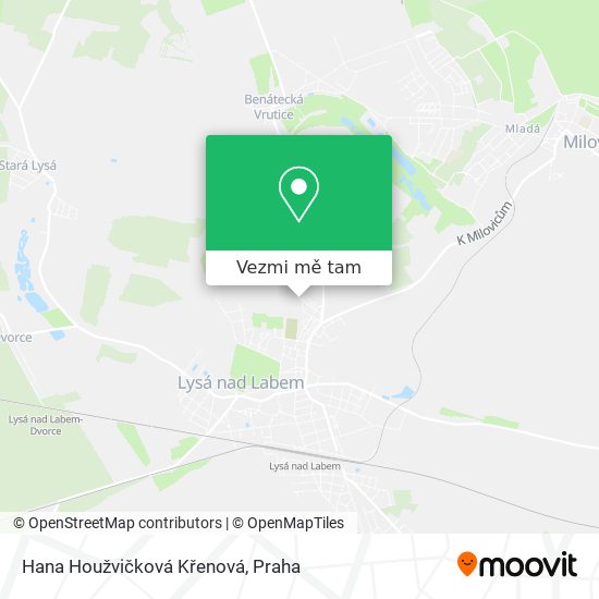 Hana Houžvičková Křenová mapa