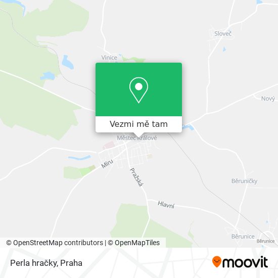 Perla hračky mapa