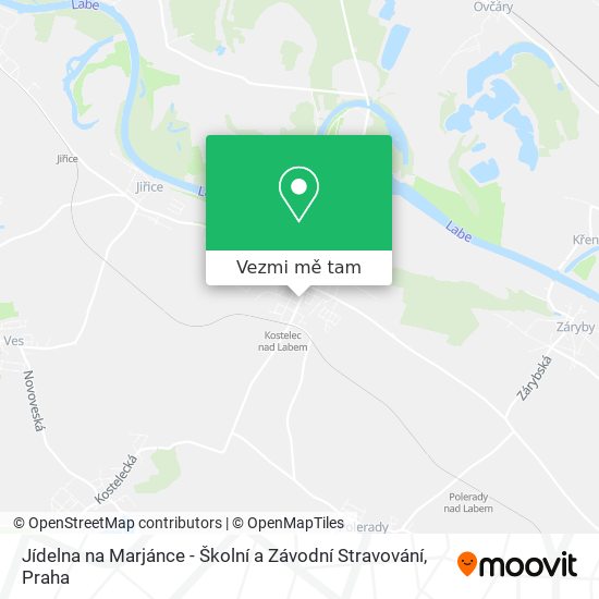 Jídelna na Marjánce - Školní a Závodní Stravování mapa