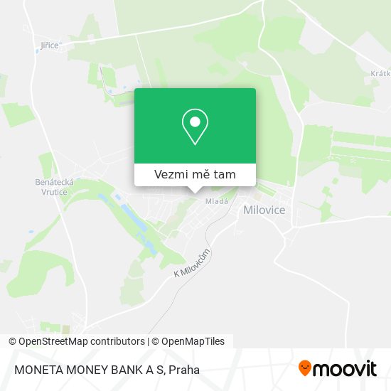 MONETA MONEY BANK A S mapa