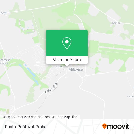 Pošta, Poštovní mapa