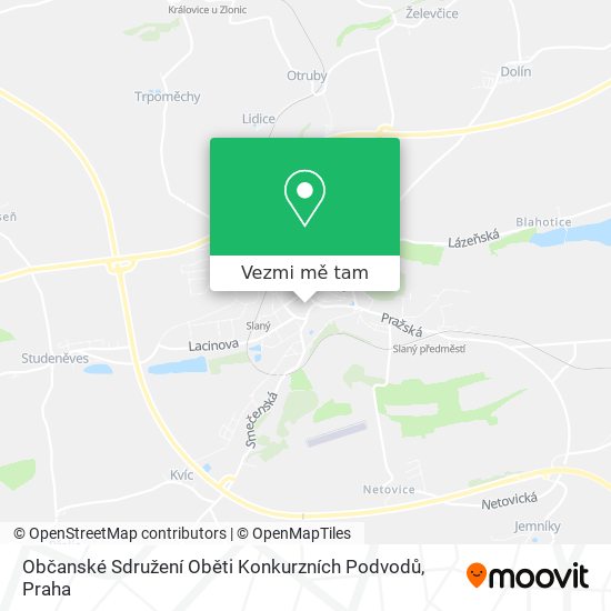 Občanské Sdružení Oběti Konkurzních Podvodů mapa