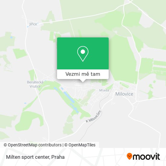 Milten sport center mapa