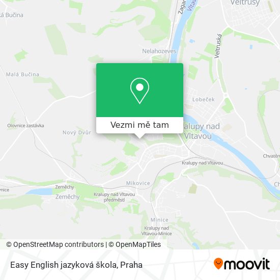 Easy English jazyková škola mapa