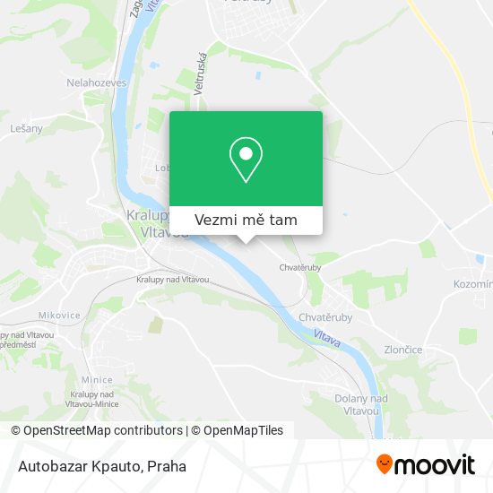 Autobazar Kpauto mapa