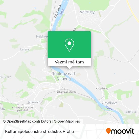 Kulturnípolečenské středisko mapa