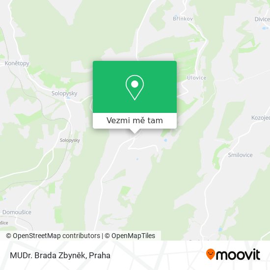 MUDr. Brada Zbyněk mapa