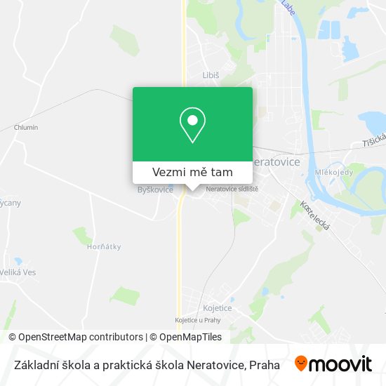 Základní škola a praktická škola Neratovice mapa