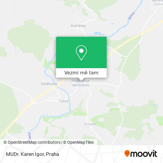 MUDr. Karen Igor mapa