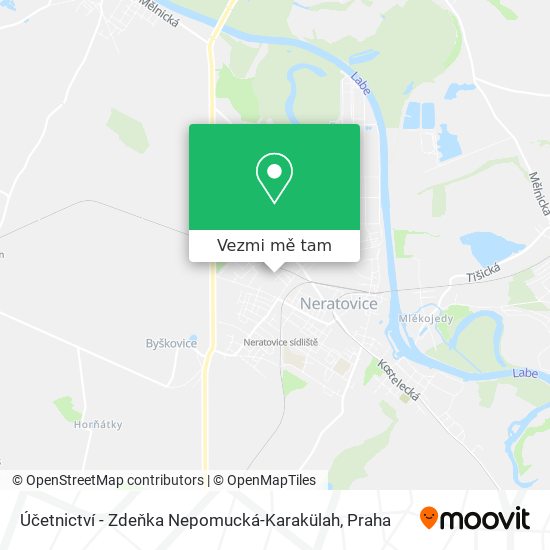 Účetnictví - Zdeňka Nepomucká-Karakülah mapa