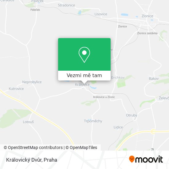 Královický Dvůr mapa