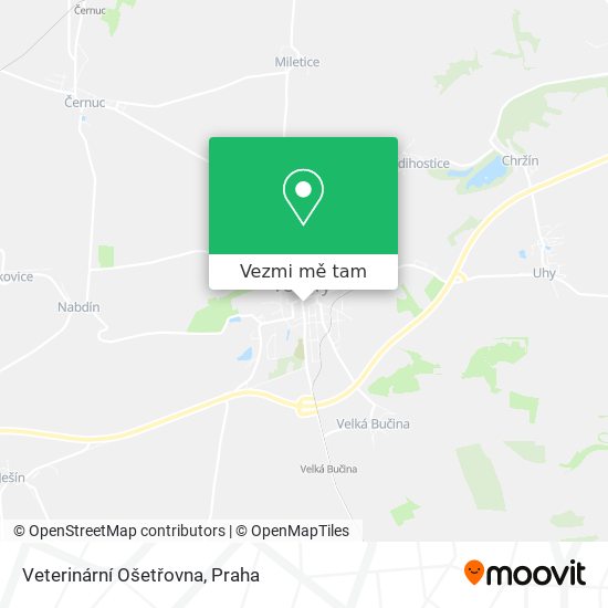 Veterinární Ošetřovna mapa