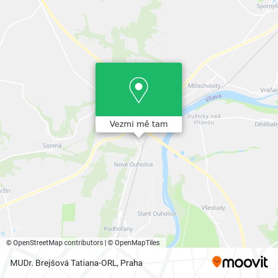 MUDr. Brejšová Tatiana-ORL mapa