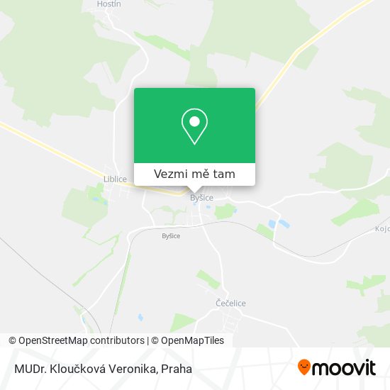 MUDr. Kloučková Veronika mapa