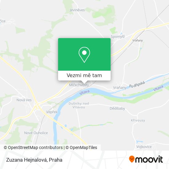 Zuzana Hejnalová mapa