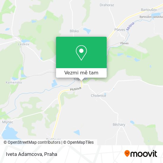 Iveta Adamcova mapa
