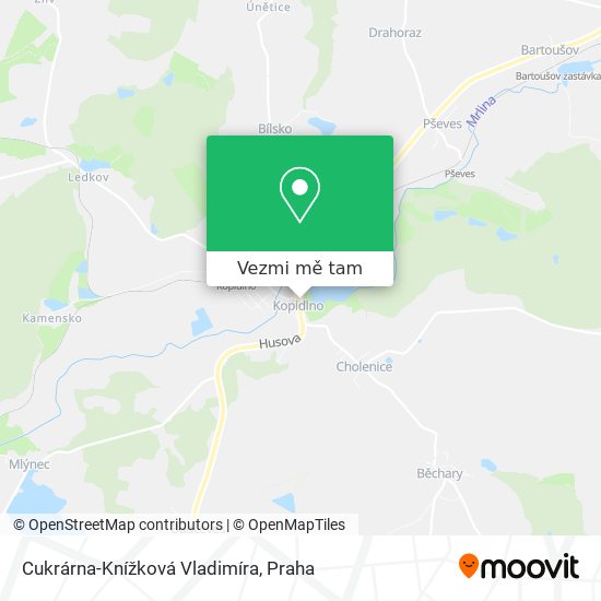 Cukrárna-Knížková Vladimíra mapa