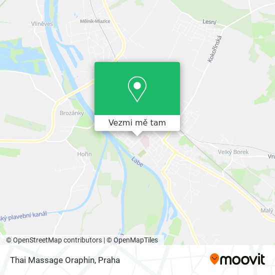 Thai Massage Oraphin mapa