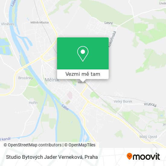 Studio Bytových Jader Verneková mapa