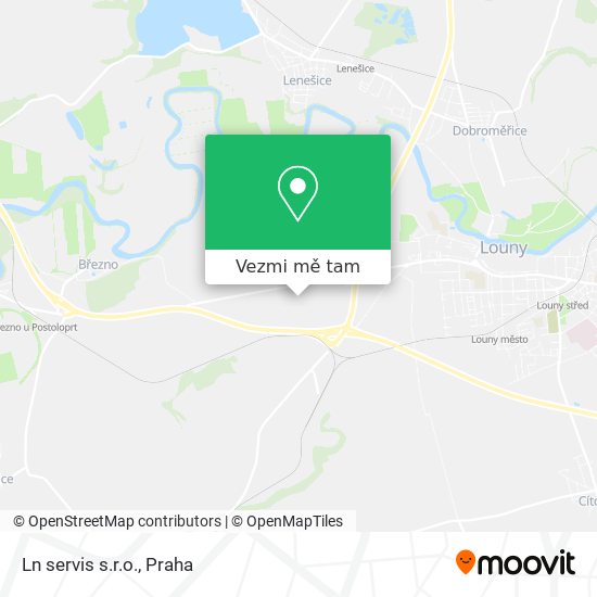 Ln servis s.r.o. mapa