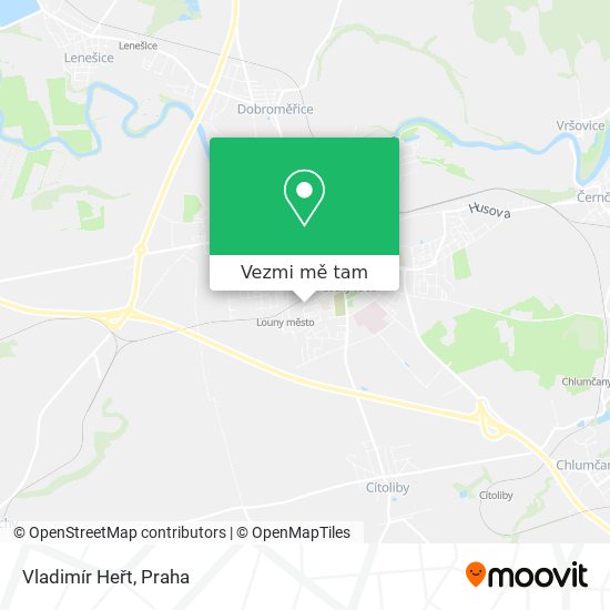 Vladimír Heřt mapa