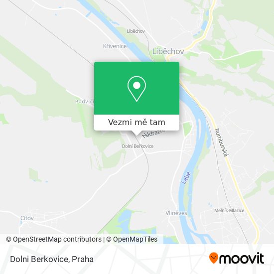 Dolni Berkovice mapa