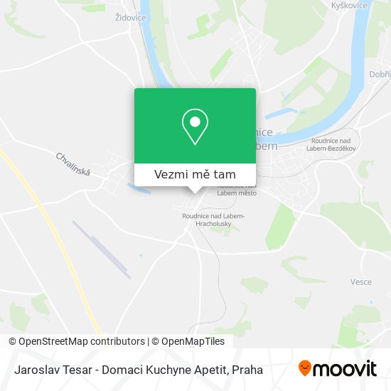 Jaroslav Tesar - Domaci Kuchyne Apetit mapa