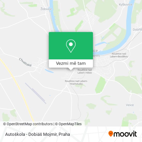 Autoškola - Dobiáš Mojmír mapa