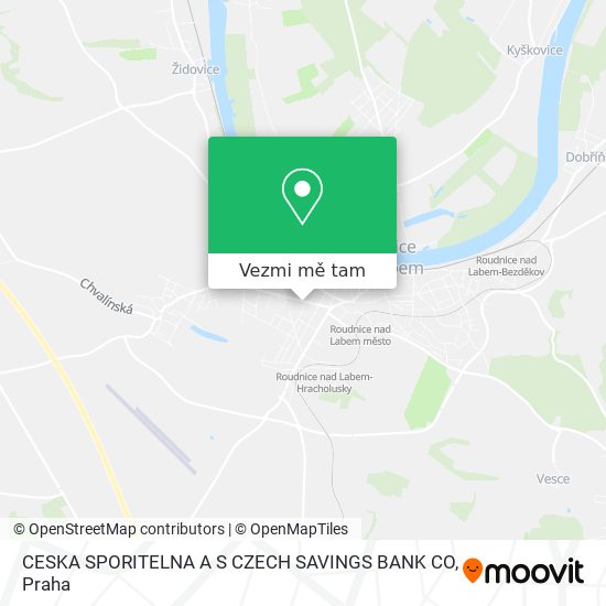 CESKA SPORITELNA A S CZECH SAVINGS BANK CO mapa