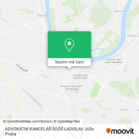 ADVOKÁTNÍ KANCELÁŘ ŠOÓŠ LADISLAV JUDr mapa