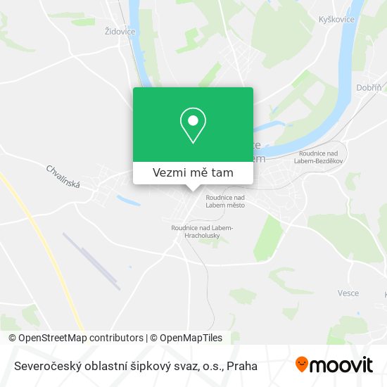 Severočeský oblastní šipkový svaz, o.s. mapa