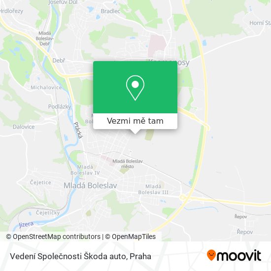 Vedení Společnosti Škoda auto mapa