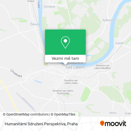 Humanitární Sdružení Perspektiva mapa